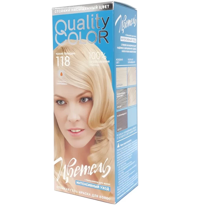 Гель-краска для волос стойкая Цветель