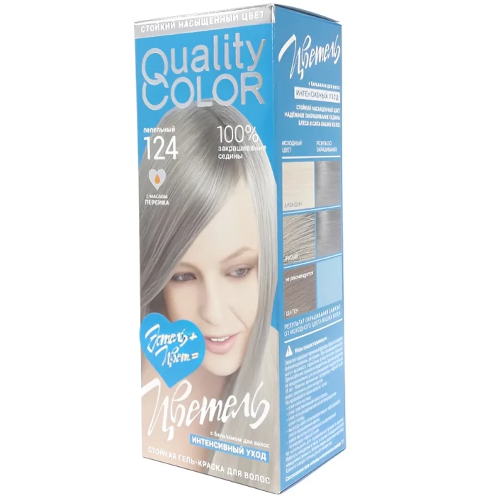 Гель-краска для волос стойкая Цветель