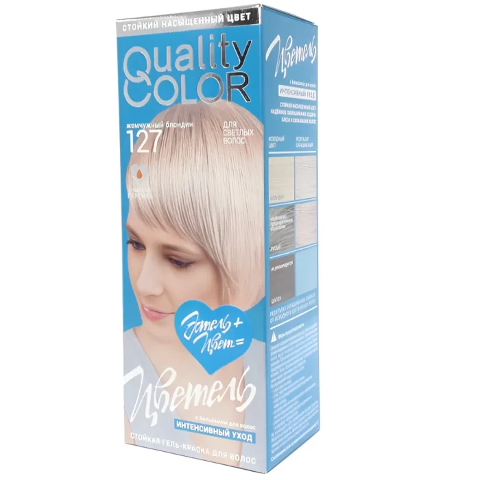 Гель-краска для волос стойкая Цветель