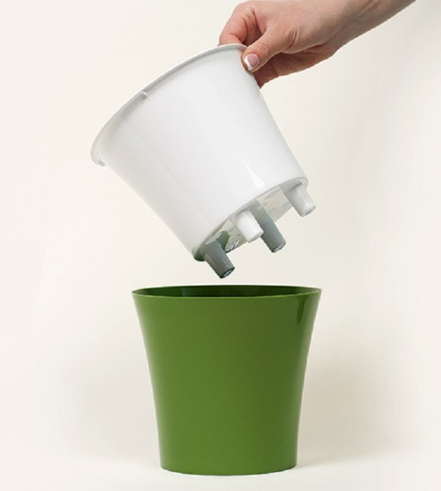 Вазон Apte 1.2 л ART12WHT/BL