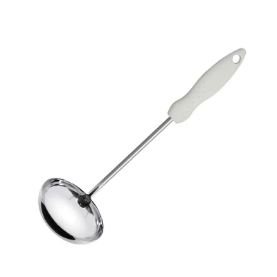 Половник &quot;Порто&quot; хром с белой ручкой