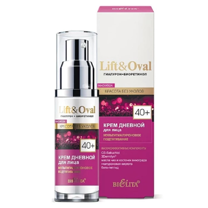 Крем дневной для лица Белита Lift&Oval Мультигиалуроновое подтягивание 40+ 50мл