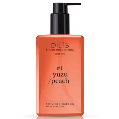 Гель для душа парфюмированный Dilis Mono Collection, yuzu/peach, 250 мл