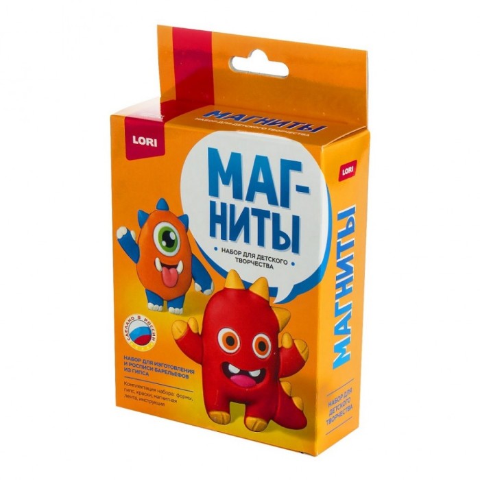Магниты из гипса "Озорные зубастики" Lori арт. Пз/Г-039