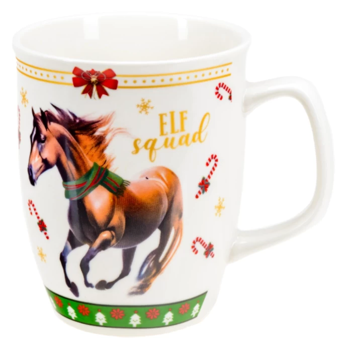 Кружка фарфоровая Belbohemia Лошадь 340мл