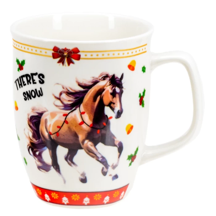 Кружка фарфоровая Belbohemia Лошадь 340мл
