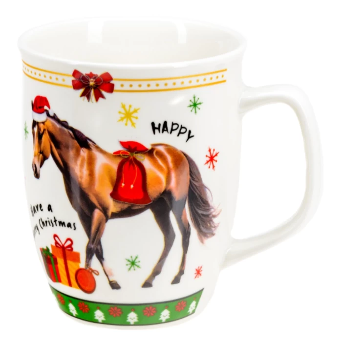 Кружка фарфоровая Belbohemia Лошадь 340мл