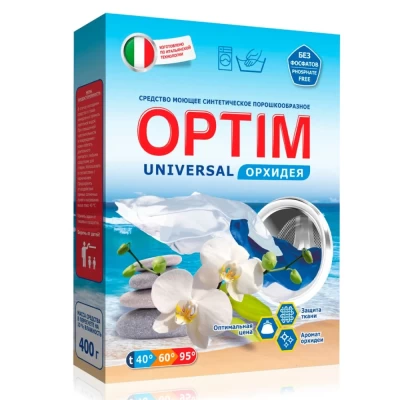 Стиральный порошок Optim universal орхидея 400г
