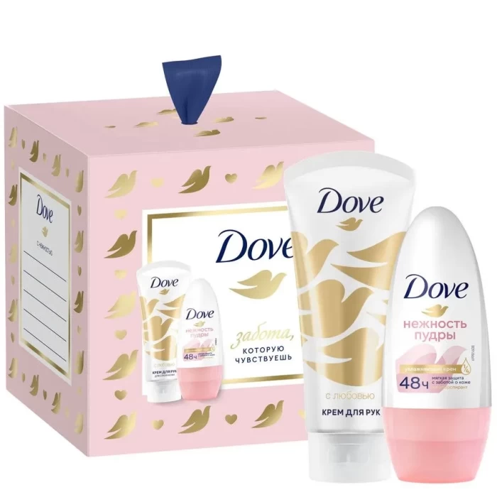 Подарочный набор Dove Нежность пудры