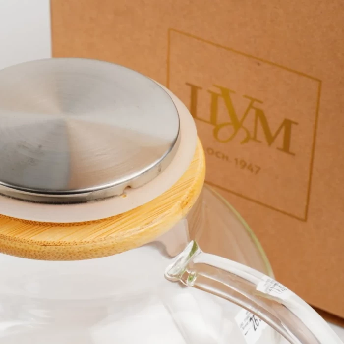 Чайник заварочный с бамбуковой крышкой ТМ "ЦУМ" 8961