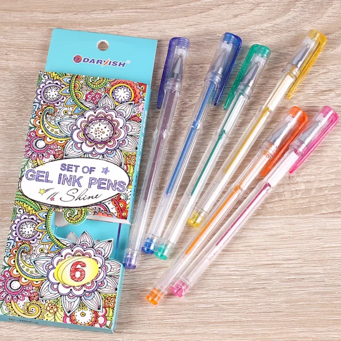 Набор ручек гелевых 6 цветов Darvish DV-11137-6