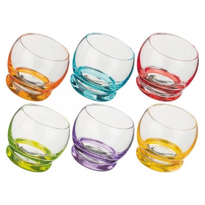 Набор стаканов Crystalite Bohemia "Crazy" 390 мл. 6шт 