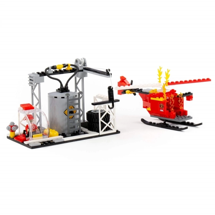 Конструктор "Город. Пожарная часть-1.4" (164 элемента) Полесье арт. 81902