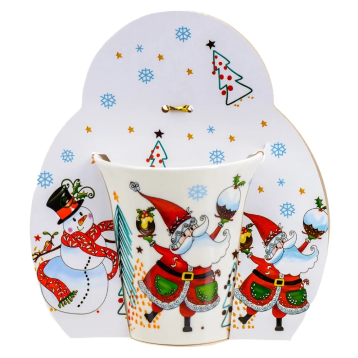 Кружка фарфоровая Belbohemia Новогодняя 400мл
