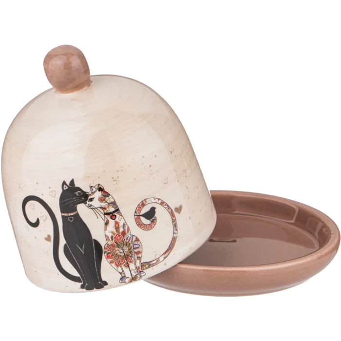 Лимонница Agness Парижские коты 9х9см