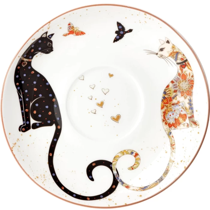 Чайная пара Lefard Парижские коты 330мл