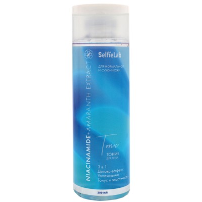 Тоник для лица SelfieLab Niacinamide + Amaranth extract 200мл