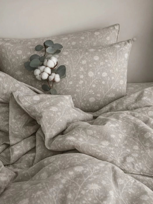 Комплект постельного белья дуэт ТМ "ЦУМ" Одуванчики коричневые