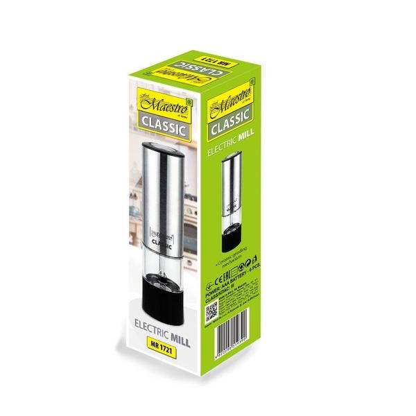 MR-1721 Измельчитель для перца (электр. подсветка) Maestro                           