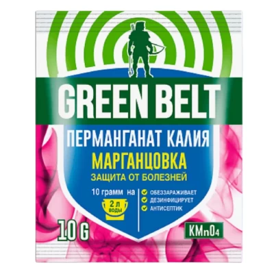 Средство химическое для дачи Марганцовка Green Belt 10г арт.2082401