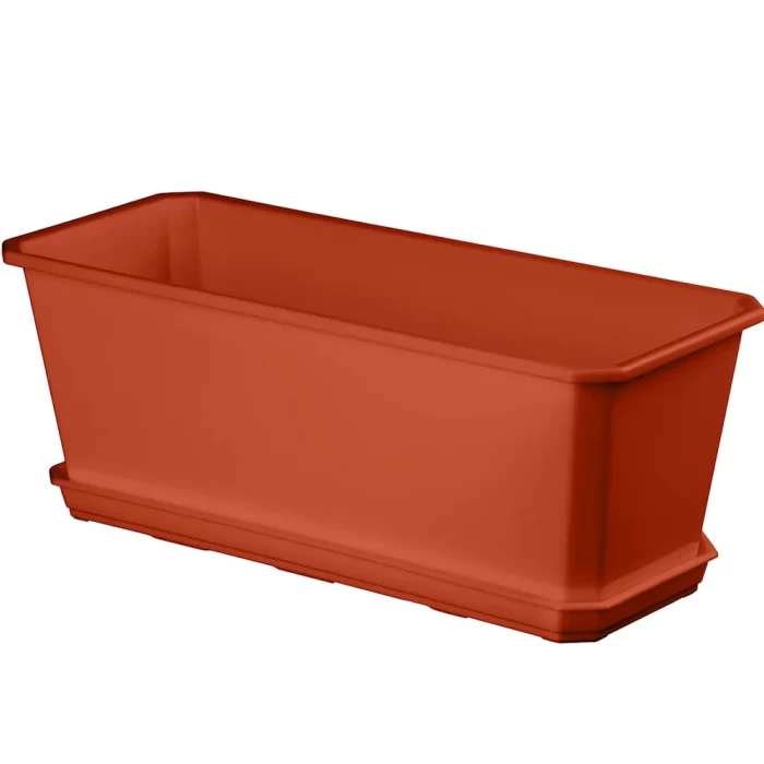Ящик балконный Basil 221600632/01 40см терракотовый