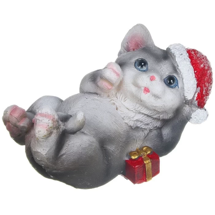 Сувенир Сноу Бум Котенок с новогодним украшением 396-672