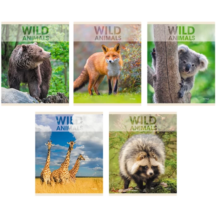 Тетрадь Эксмо Wild animals 96л
