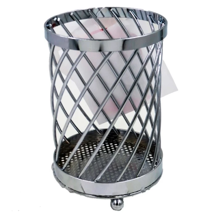 Подставка для столовых приборов из стальной проволоки с хромовым покрытием