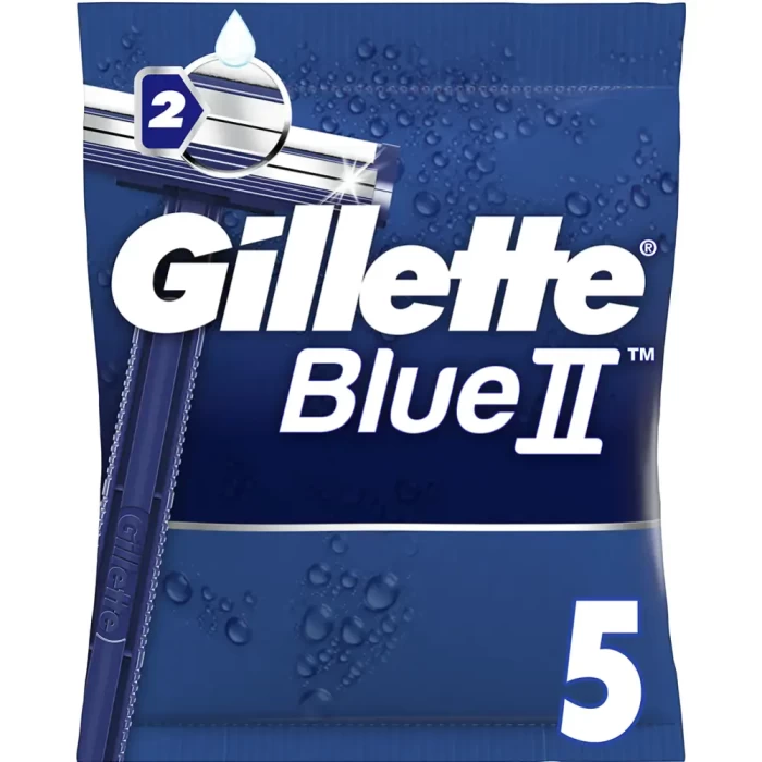 Одноразовые станки Gillette Blue II 5шт