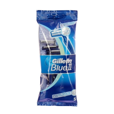 Одноразовые станки Gillette Blue II 5 шт.