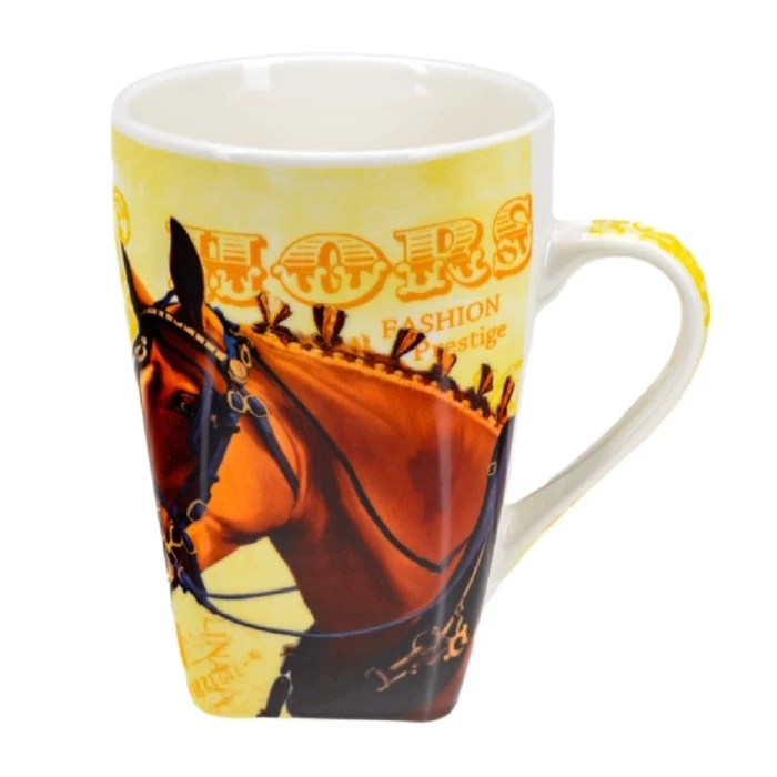 Кружка фарфоровая Belbohemia Лошадь 400мл