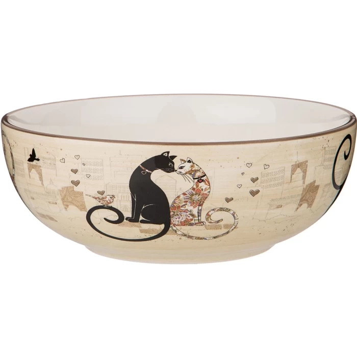 Салатник Agness Парижские коты 800мл