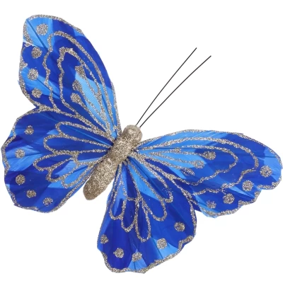 Украшение декоративное бабочка Сноу Бум 13,5х10см