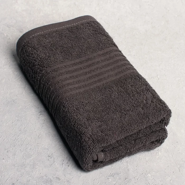 Полотенце махровое ТМ "ЦУМ" серый 50х90 см