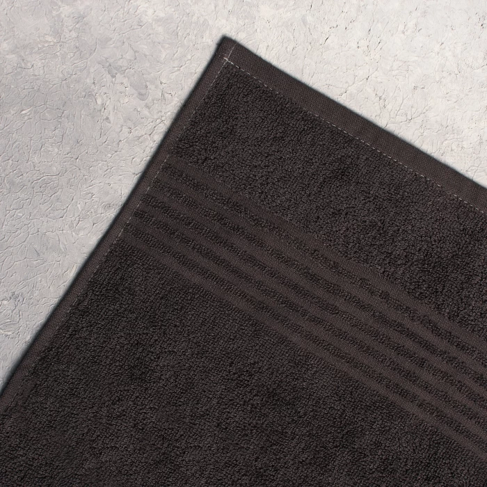 Полотенце махровое ТМ "ЦУМ" серый 50х90 см