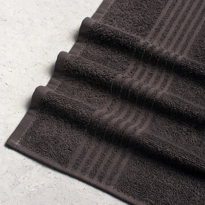 Полотенце махровое ТМ "ЦУМ" серый 50х90 см