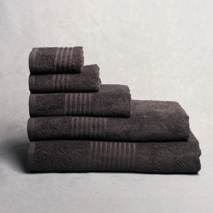 Полотенце махровое ТМ "ЦУМ" серый 50х90 см