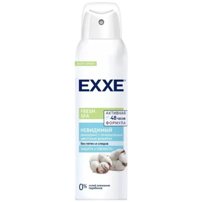 Дезодорант-спрей Exxe Fresh SPA Невидимый 150мл