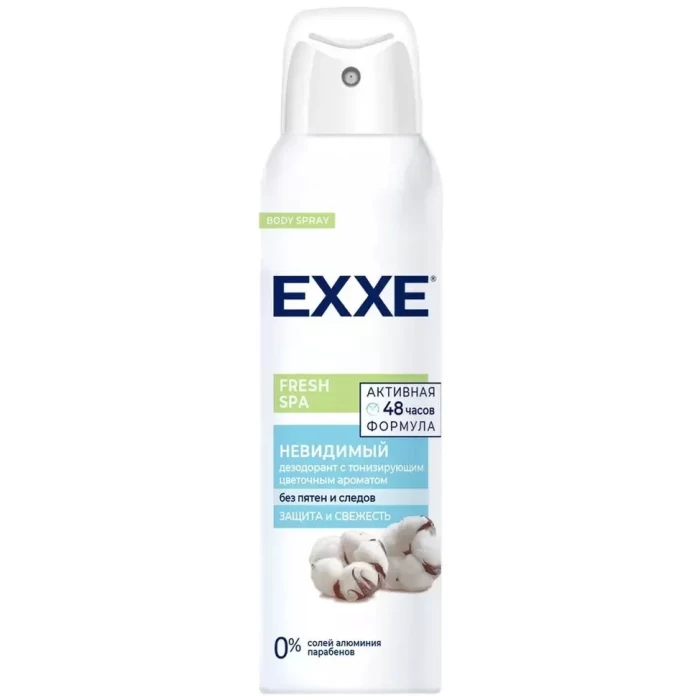 Дезодорант-спрей Exxe Fresh SPA Невидимый 150мл
