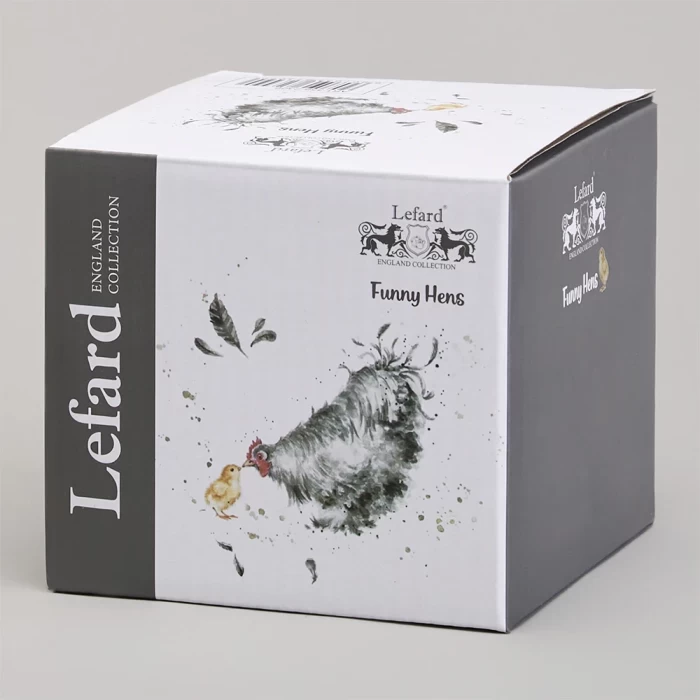 Солонка с ложкой Lefard Funny hens 358-2307