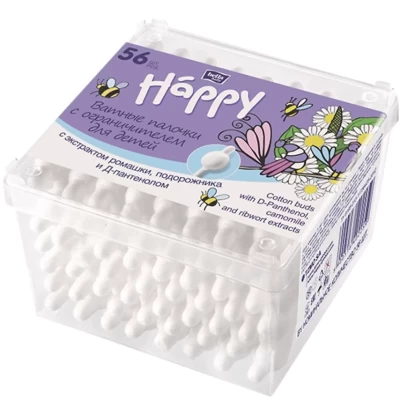 Ватные палочки Bella Baby Happy 56шт