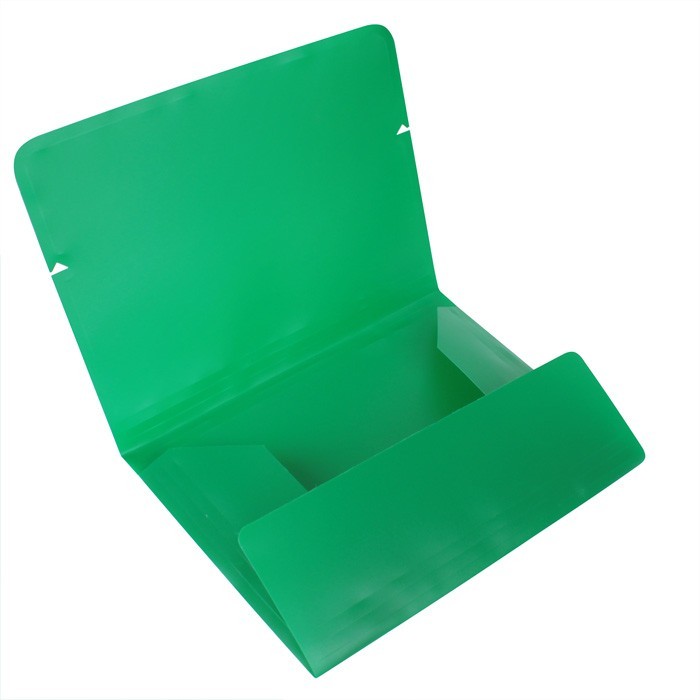 Папка на резинке А4 300мкм зелёная арт.Sb-09715B-GN