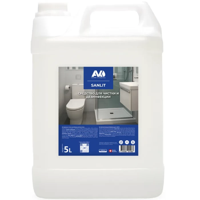 Cредство чистящее для унитаза Avko Санлит Чистка и дезинфекция 5л