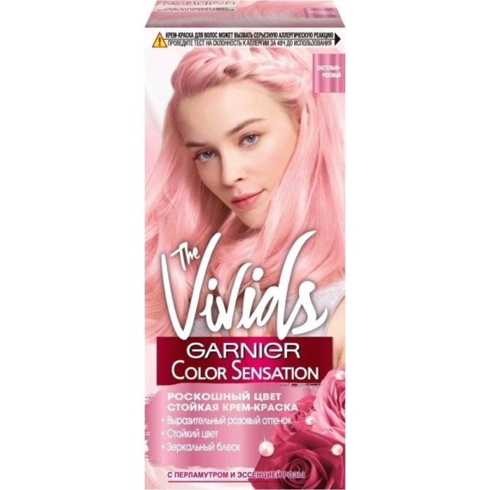 Крем-краска стойкая Garnier «Color Sensation. Роскошный Цвет» тон: пастельно-розовый