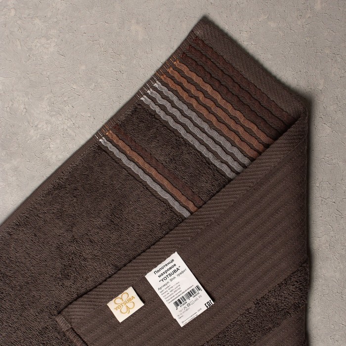 Полотенце махровое Shik графит