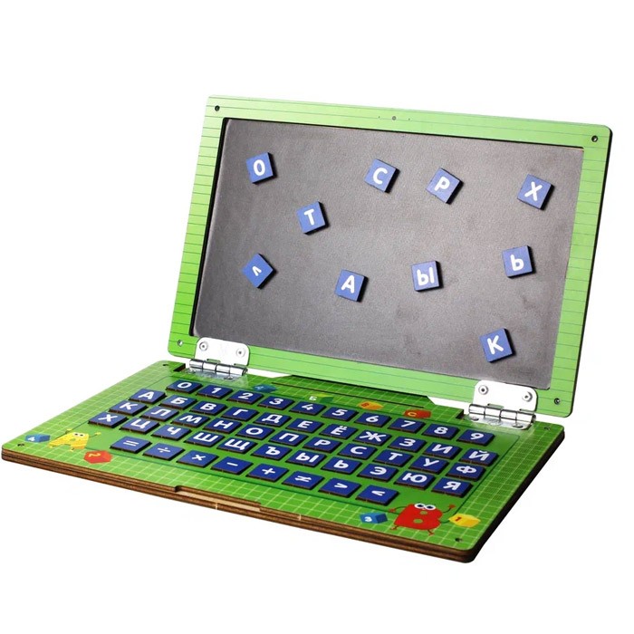 Обучающая игра "Ноутбук.Школа" Woodlandtoys арт. 139105
