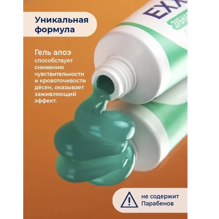 Зубная паста EXXE Защита дёсен с Алоэ 100г