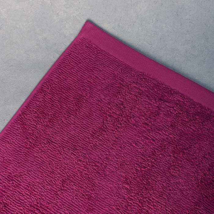 Полотенце махровое ТМ "ЦУМ" винный 70х140 см