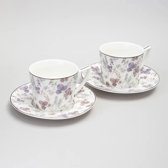Чайный набор Lefard blossom на 2 персоны 4 предмета 250мл