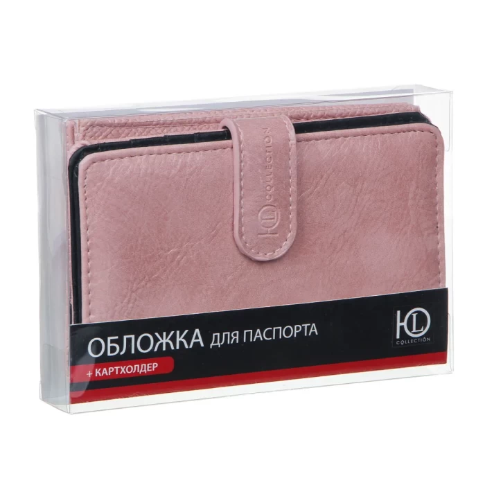 Набор обложка для паспорта 10х14см и картхолдер 15х8см ЮL
